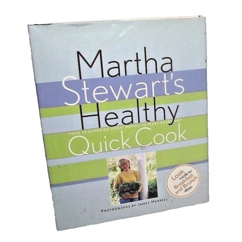 Martha Stewart Cookbook Healthy Quick Cook Recipes Breakfast Brunch Menus HBDJ